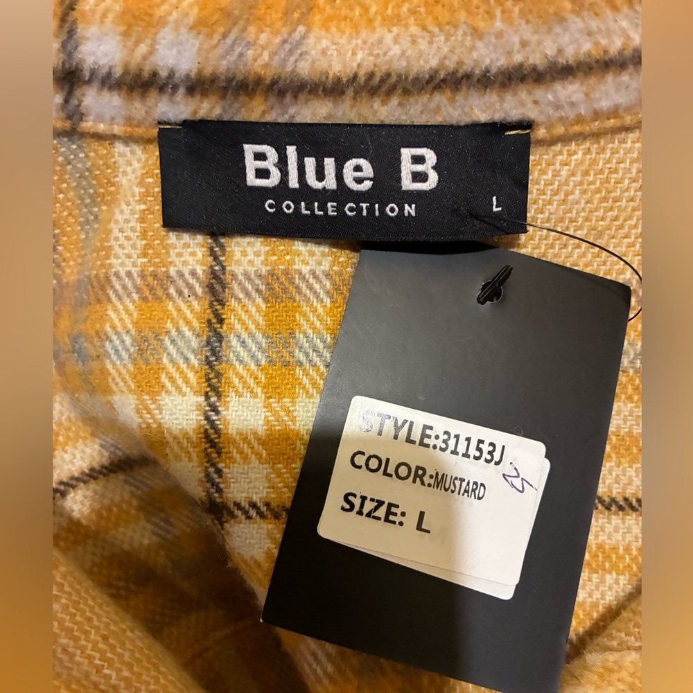 Blue B Collection Button Down Shirt - Picture 9 of 9